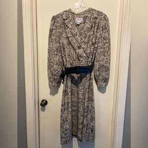 1980s Vintage Dress
